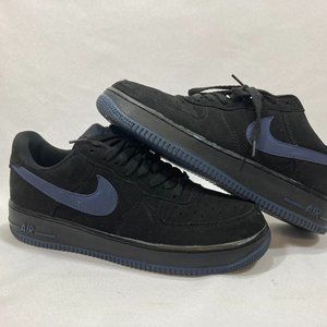 Nike Air Force One 306353-040 2008 Black Blue Size 10.5